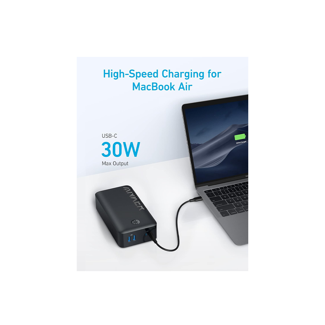Anker PowerCore 30W 40000mAh Power Bank - Black in Qatar Anker PowerCore 30W 40000mAh Power Bank - Black in Qatar